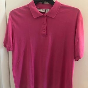 Women's XL Pink Baxter Wells short sleeved Polo